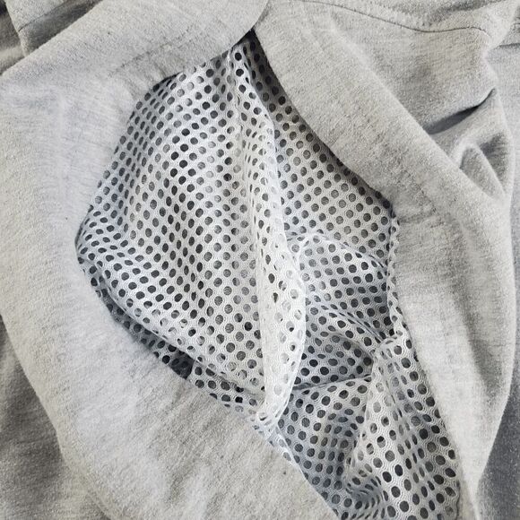 Champion Hoodie Kids XL Grey Reverse Weave Mesh Net Pocket Sweatshirt Pullover - Picture 8 of 10
